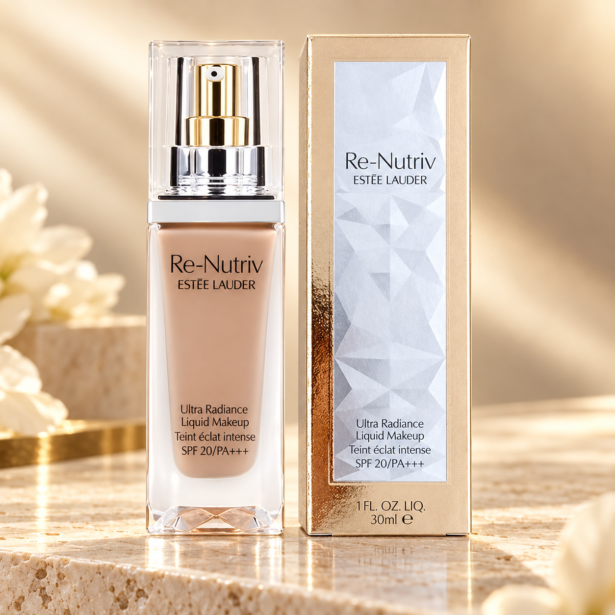 에스티로더 리뉴트리브 울트라 래디언스 세럼 파운데이션 1WO 30ml - 상품 이미지