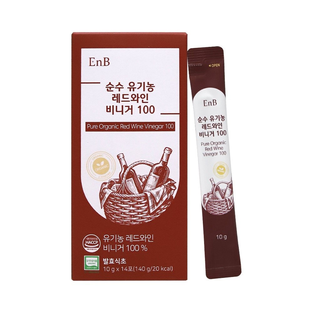 순수 유기농 레드와인 비니거100 10g 14포 - 상품 이미지