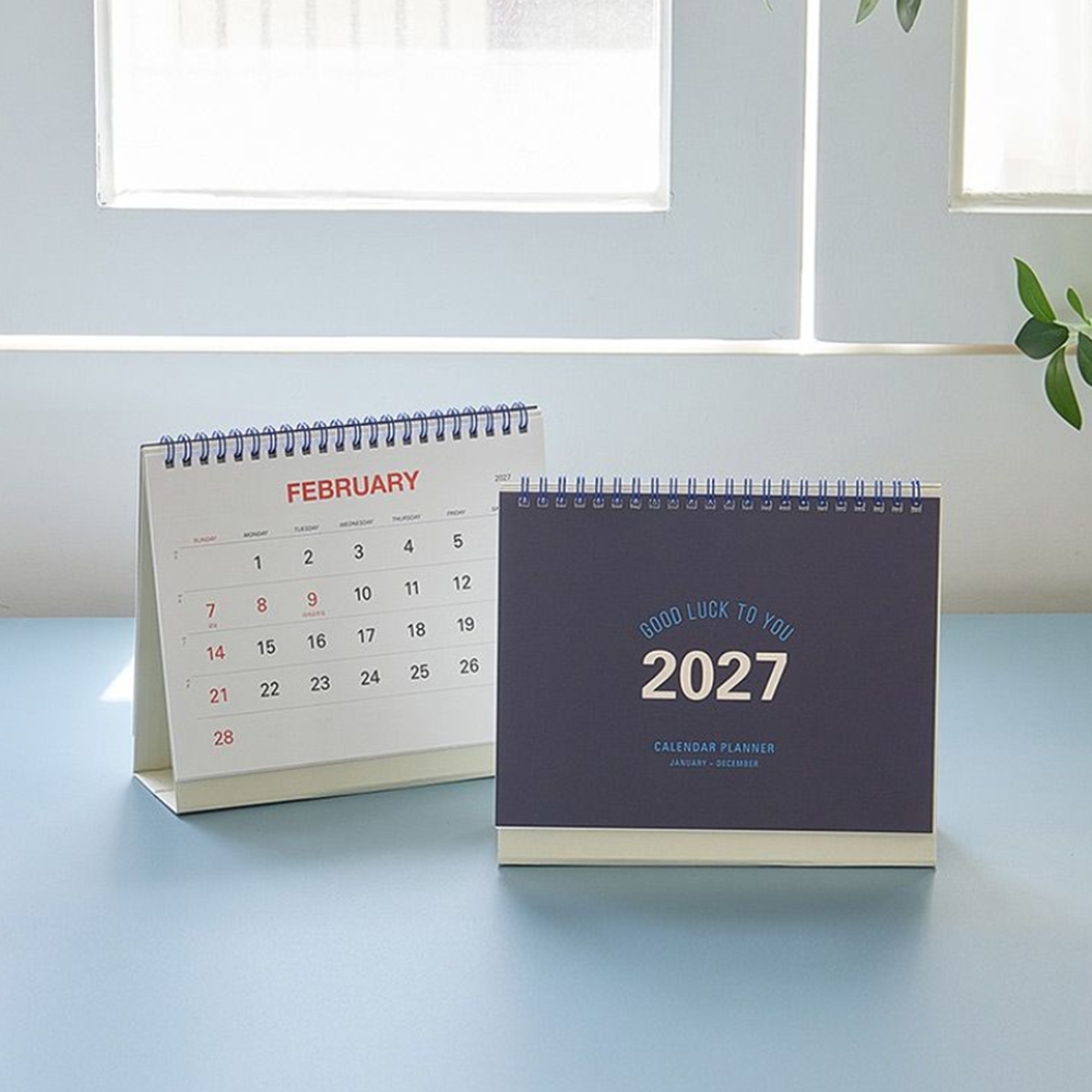 2027 탁상달력 큰글씨 책상 데스크 캘린더 메모 달력 27년 - 상세 이미지 3