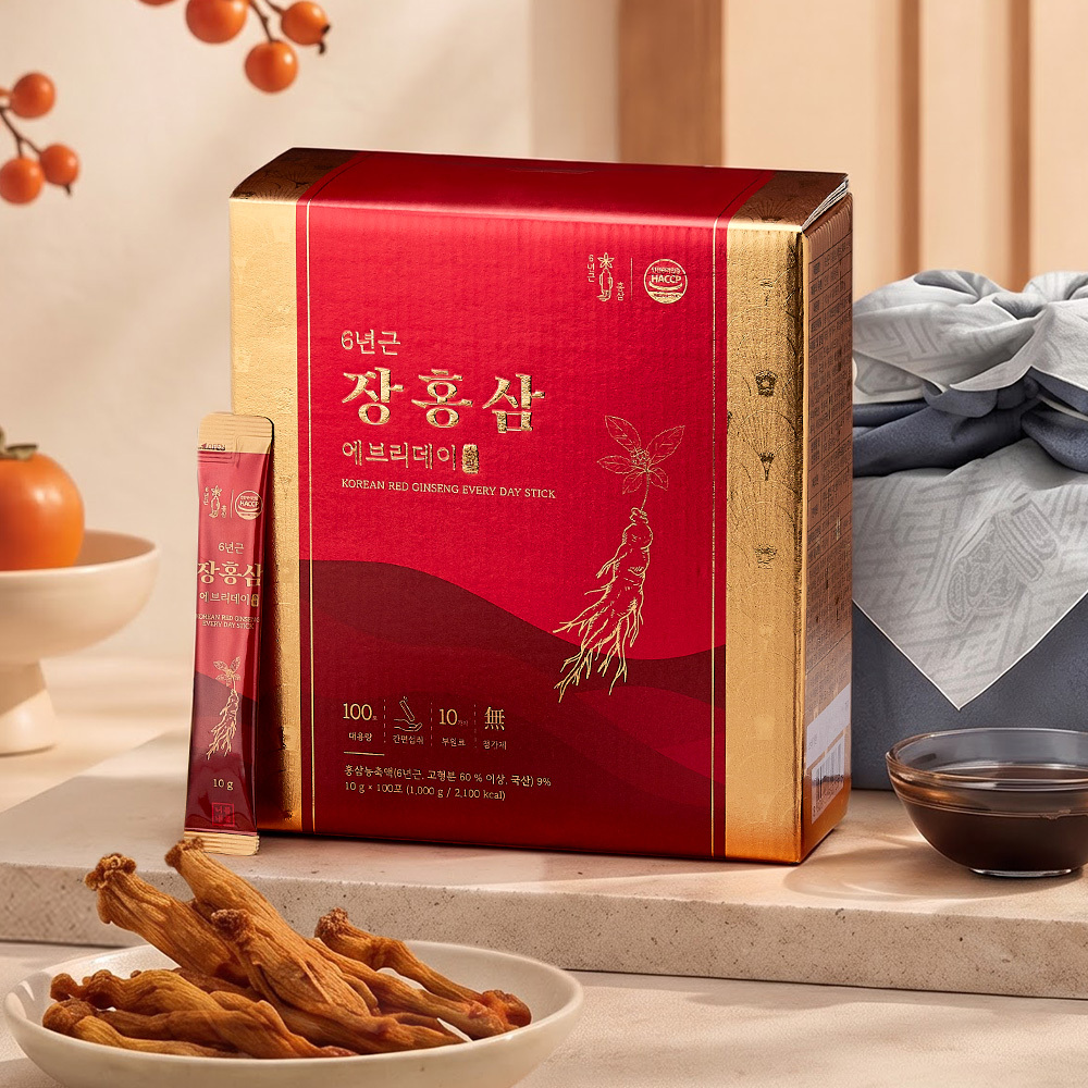 장홍삼 홍삼정 에브리데이 홍삼 스틱 진액 100포 부모님 수험생 선물 1kg, 1개 - 상품 이미지