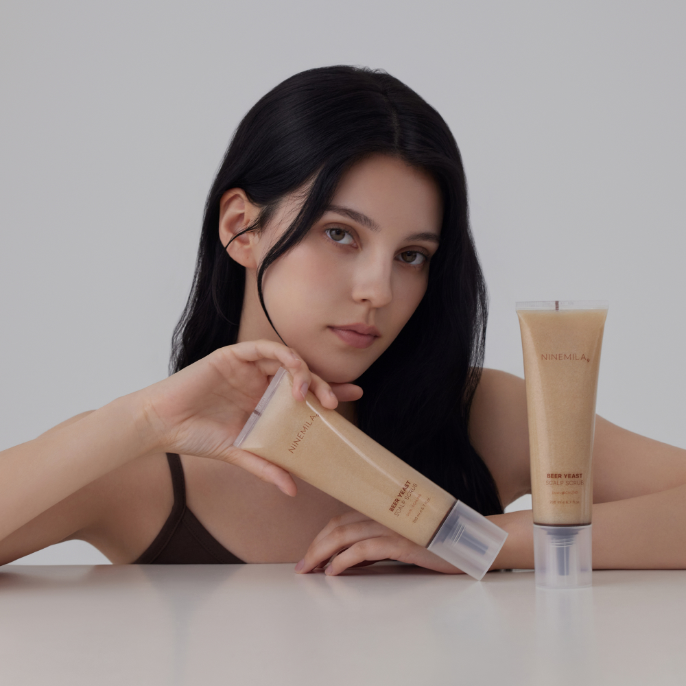 나인밀라 카밍비어 듀얼 두피 스크럽 스케일링 스케일러 자몽향, 200ml, 1개 - 상세 이미지 3