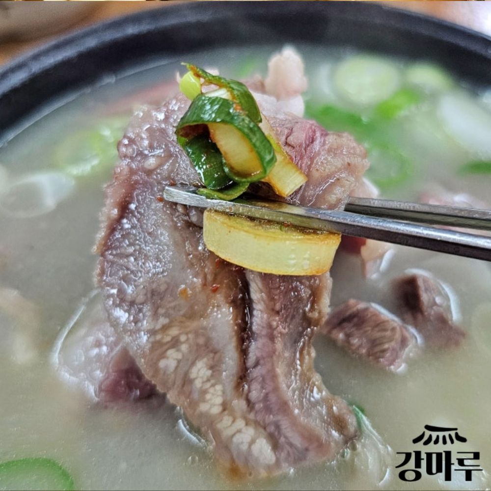 강마루 한우 소머리국밥 소고기국밥 곰탕 700g, 3팩 이미지 6