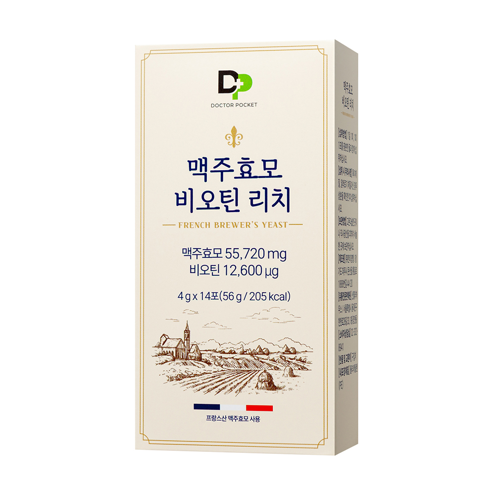 [닥터포켓] 맥주효모 비오틴 리치 4g x 14포 맥주효모환 비오틴 스틱 - 상세 이미지 2