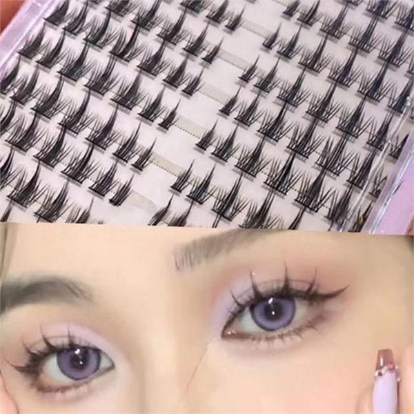 클러스터 인조 속눈썹 길이별 가닥 속눈썹 데일리 풍성한 부분 자연 - 상품 이미지