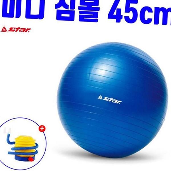 피트니스 필라테스 짐볼 45cm 요가 운동용 짐볼 가정용 밸런스 코어 - 상품 이미지