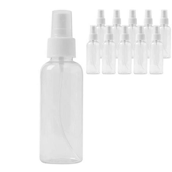 100ml 투명 스프레이 용기 10p세트(100ml) 휴대용 리필용 공병 플라스틱 다용도 - 상품 이미지