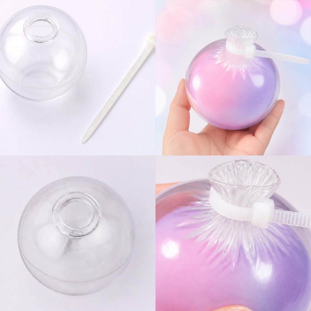 diy 왁뿌볼 껍데기 껍질 틀 말랑이 고무공 재료 슬랑이 스트레스볼 만들기 재료 - 상품 이미지