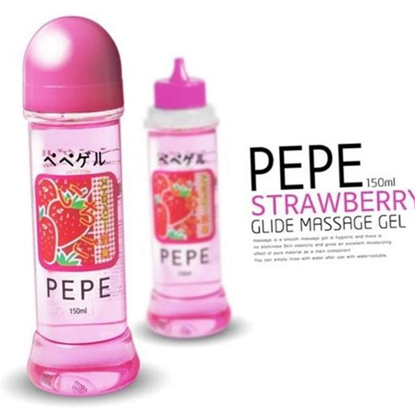 촉촉한 딸기 향 마사지 젤 150ml 로션형 수용성 마사지 젤 - 상품 이미지