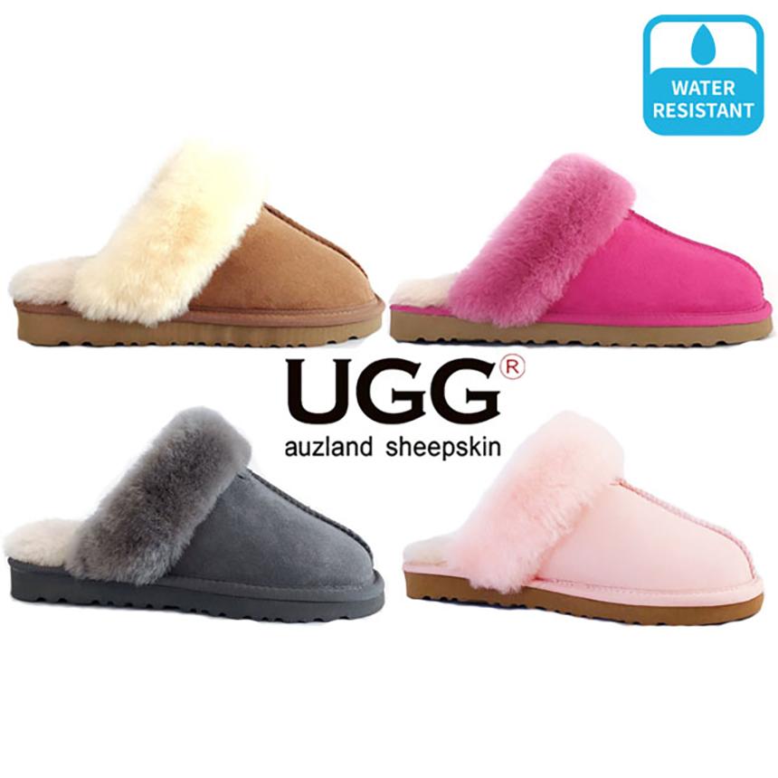 호주  오즈랜드 UGG 여성 EVA 클래식 슬리퍼 4컬러 스웨이드 뮬 신발 - 상품 이미지