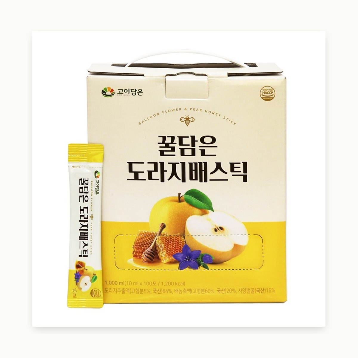 꿀담은 도라지배스틱100포 - 상세 이미지 4