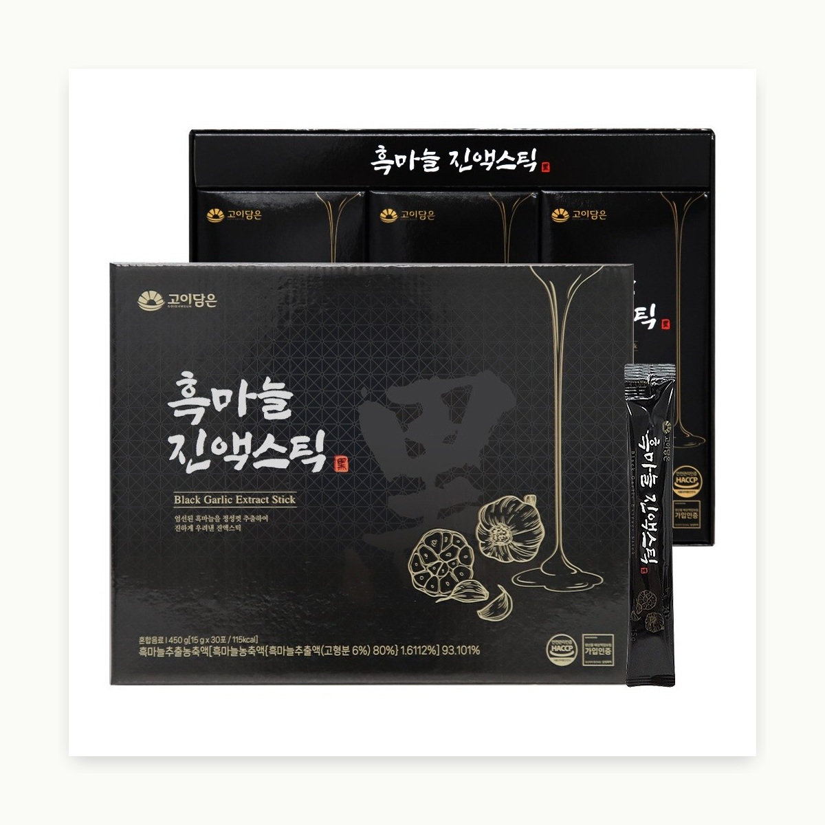고이담은 흑 마늘진액스틱 15g 30포 배 - 상세 이미지 2
