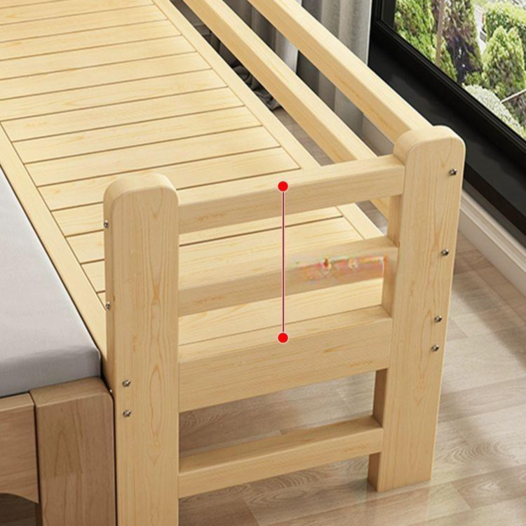 침대연장 프레임 원목 나무 사이드 확장 평상 180cmx20cmx40cm - 상세 이미지 2