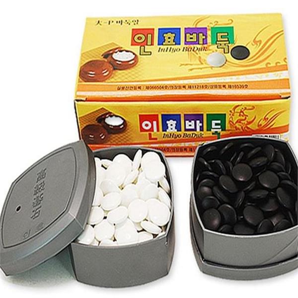 수지 바둑알 휴대용 바둑 게임 학습 용품 흑백 선물 - 상품 이미지
