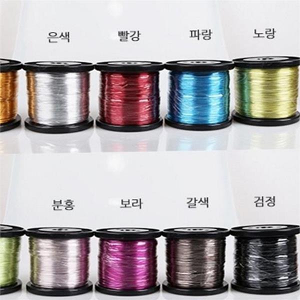 다용도 공예용 철사 165M 알루미늄 색깔 공예 와이어 만들기 재료 - 상품 이미지