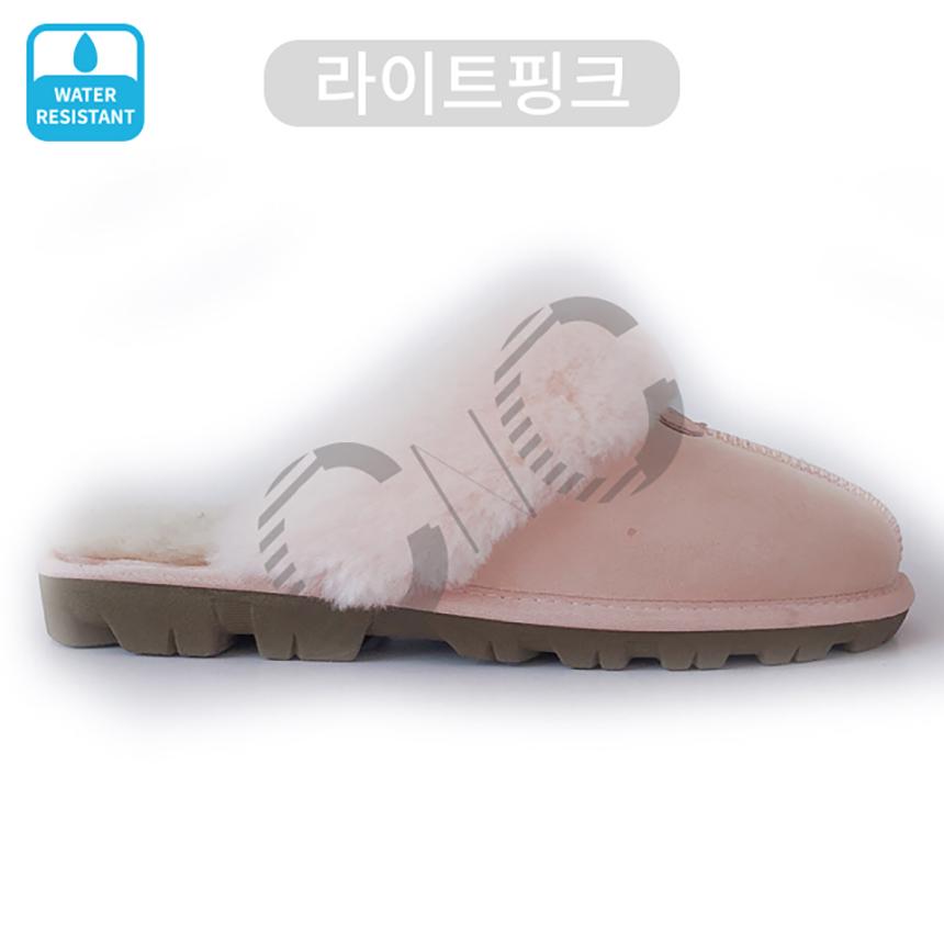 호주 오즈랜드 방수 여성 털 슬리퍼 겨울 방한 양털 실내화 블로퍼 4컬러 - 상세 이미지 4