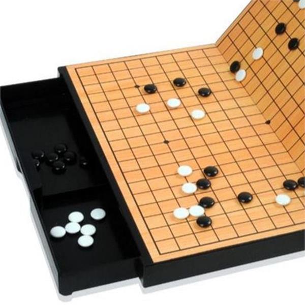 휴대용 자석 바둑판 실전용 자석 바둑 게임 어린이 교육용 가족용 - 상품 이미지