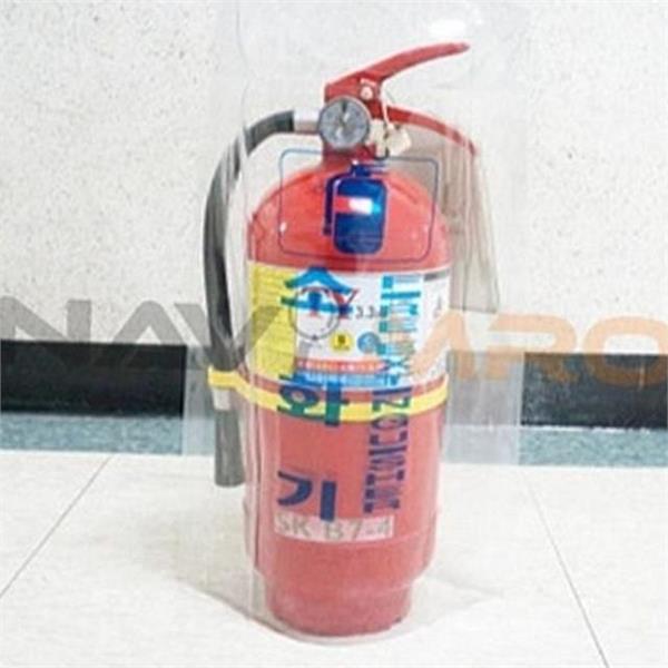 벽걸이 소화기 보관함 160x160x450mm 투명 소화기 커버 가정용 안전 비상용 - 상품 이미지