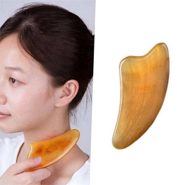 휴대용 물소뿔 괄사 셀프 천연 괄사 두피 마사지기 용품 - 상품 이미지