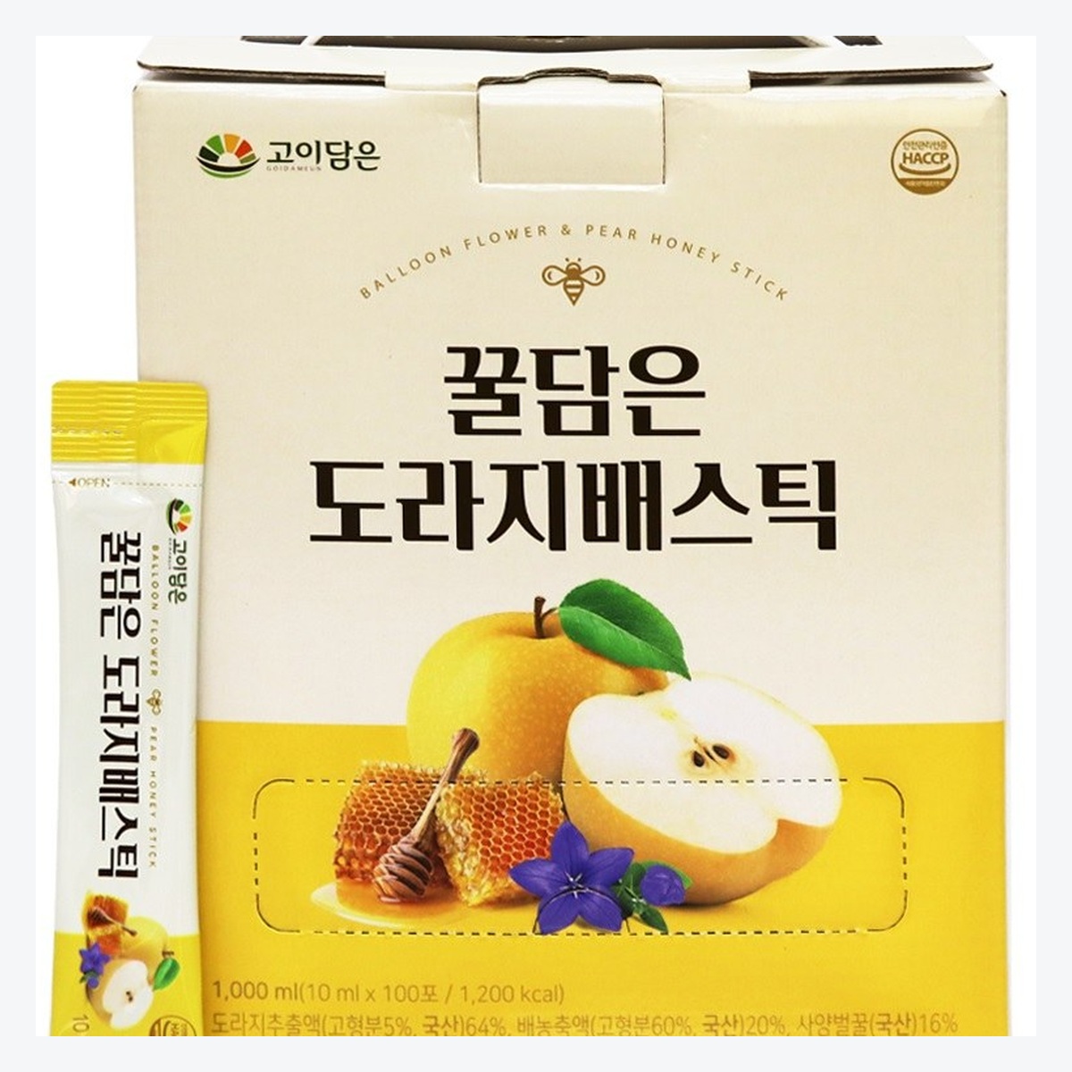 꿀담은 도라지배스틱100포 - 상세 이미지 2