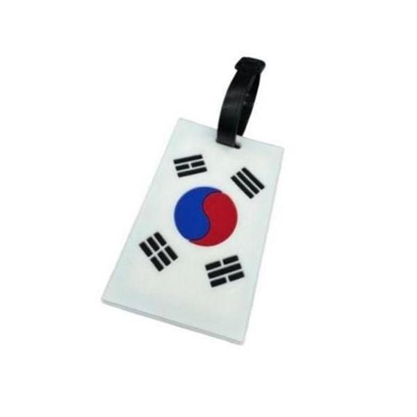 국기 태극기 캐리어 택 짐택 여행용 캐리어 네임텍 분실 가방택 - 상품 이미지