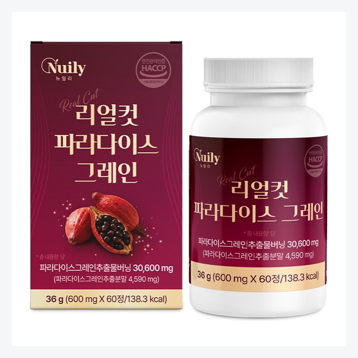 뉴일리 리얼컷 파라다이스 그레인 600mg 60정 - 상세 이미지 3