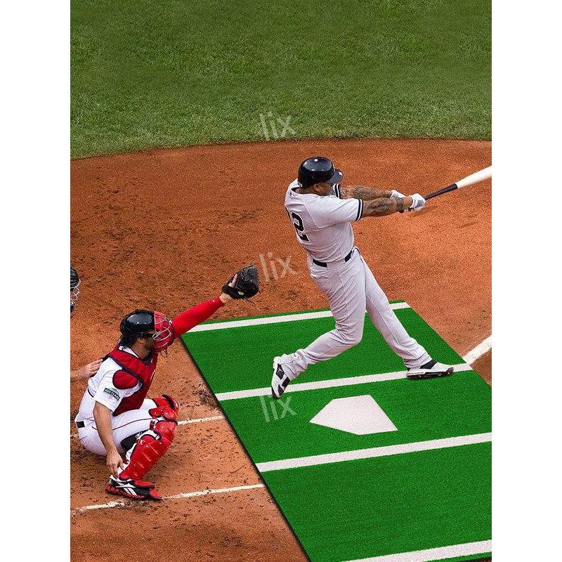 야구 타격매트 연습 휴대용 웨딩 접이식 실내 선수 휴가 야구장 캠핑 배팅 녹색 - 상품 이미지