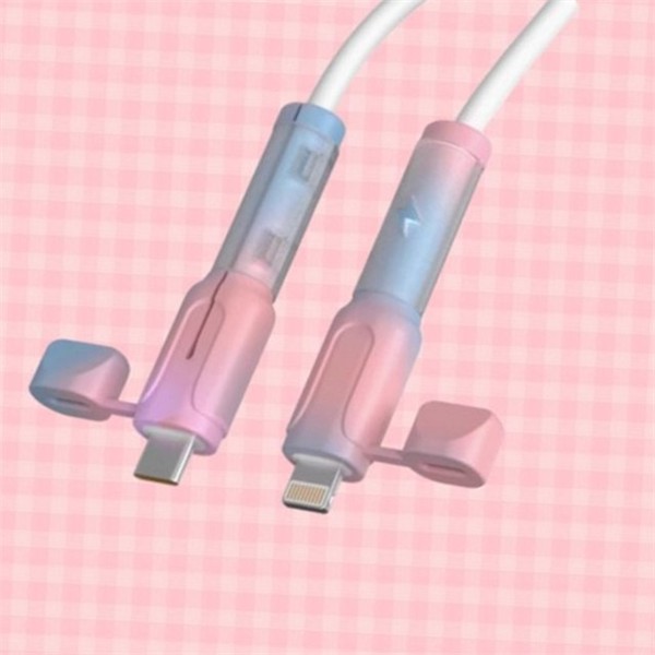 스마트폰 충전 단자 보호 캡 충전기 케이블 선 커버 - 상품 이미지
