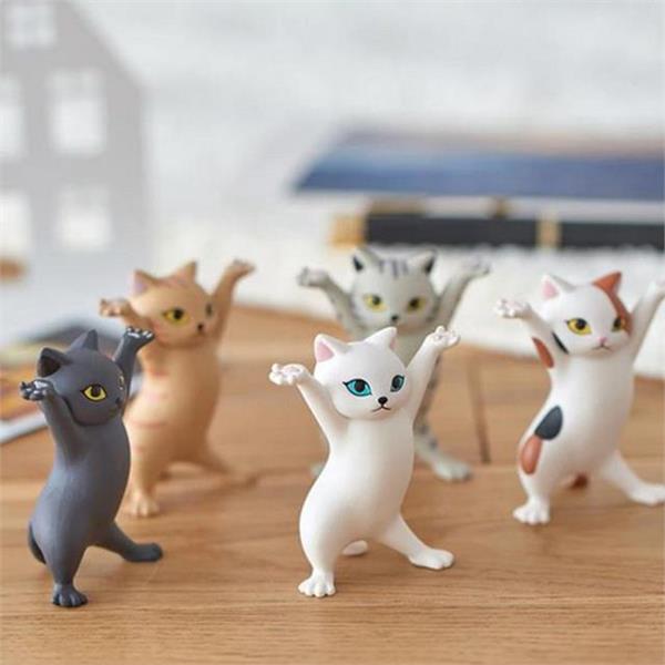귀여운 고양이 홀더 정리함 고양이 연필 꽂이 필기구 사무실 - 상품 이미지