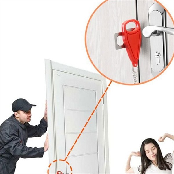 간편 휴대용 문 잠금 장치 이중 여행용 문 잠금 - 상세 이미지 2