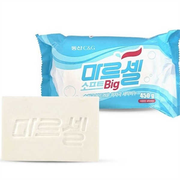 손빨래 세탁 450g 고체형 고형 세탁 대용량 세척 제거 - 상품 이미지