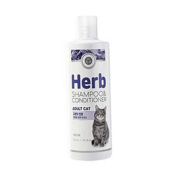 반려동물 고양이 샴푸 300ml 컨디셔너 고양이 린스 성묘용 관리 - 상품 이미지