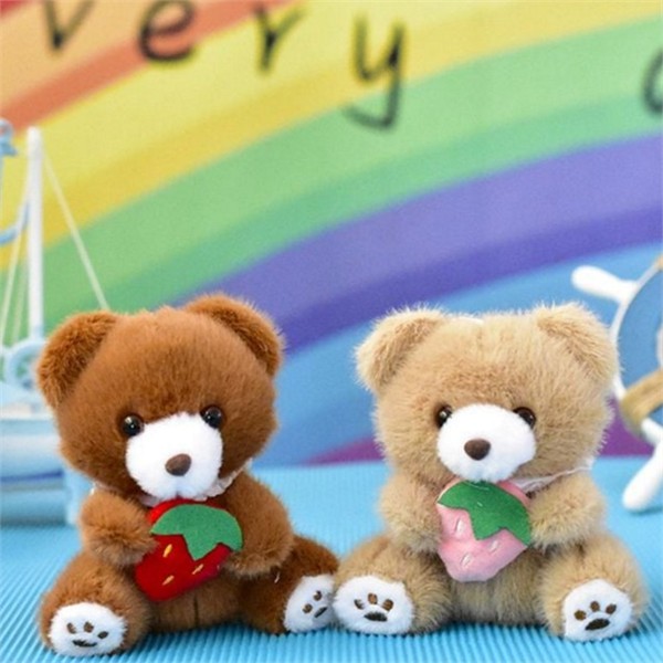 귀여운 인형 키링 테디베어 인형 키 홀더 가방 장식 선물 - 상세 이미지 2