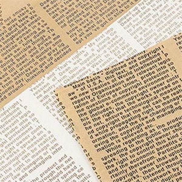 레트로 신문지 포장지 빈티지 영문 포장지 핸드메이드 디자인 다용도 감성 - 상품 이미지