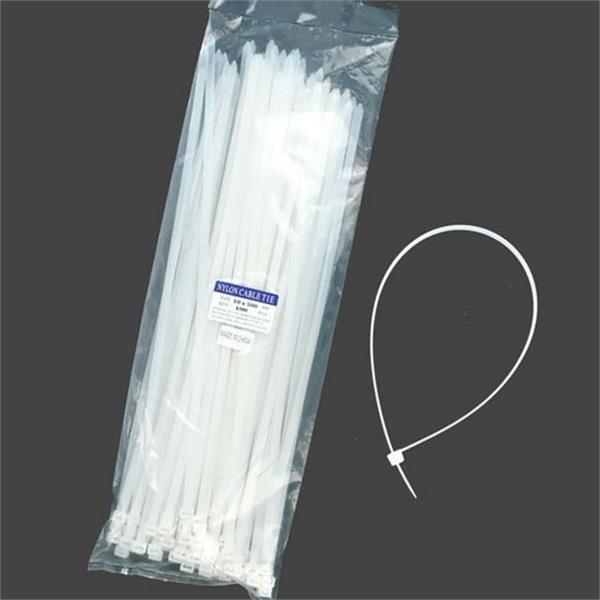 플라스틱 케이블 정리 타이 10x500mm (약100개입) 고정 케이블 밴드 사무실 - 상품 이미지