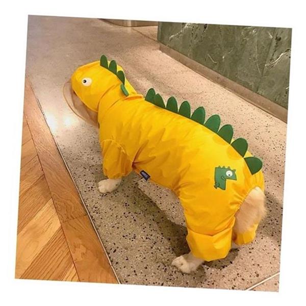 반려동물 강아지 우비 올인원 강아지 레인코트 전신 비옷 산책 - 상품 이미지