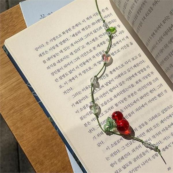 핸드메이드 비즈 책갈피 만들기 액세서리 끈갈피 diy 키트 어린이 북마크