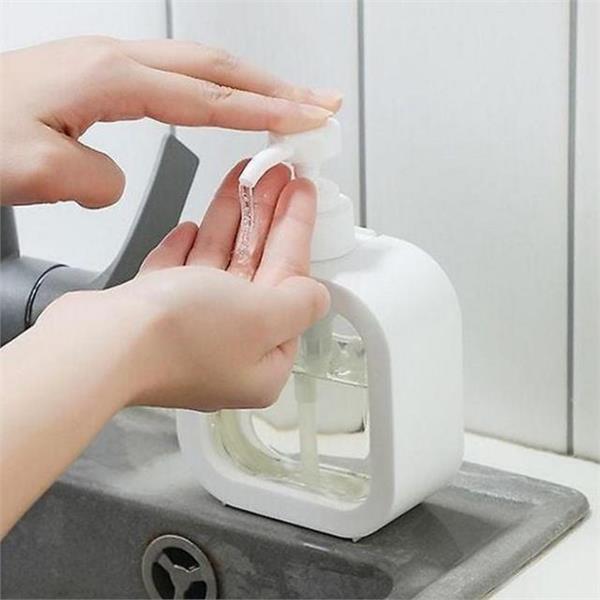 클리어 욕실 디스펜서 주방용 주방 세제통 투명 리필 용기 - 상품 이미지