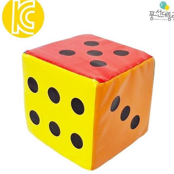 레크레이션 게임용 주사위 20cm 말랑한 인조 가죽 주사위 빅사이즈 소프트 - 상품 이미지