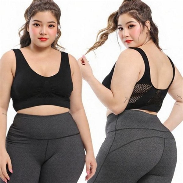 노와이어 빅사이즈 브라 심리스 빅사이즈 브라 탑 기능성 헬스용 이너웨어 - 상품 이미지