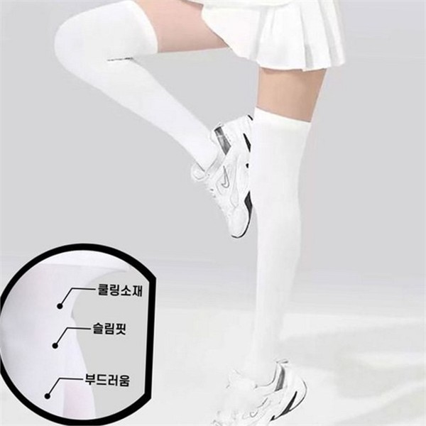 고탄력 여성 양말 슬림핏 여성 양말 가을 여름 골프 쿨링 - 상세 이미지 2