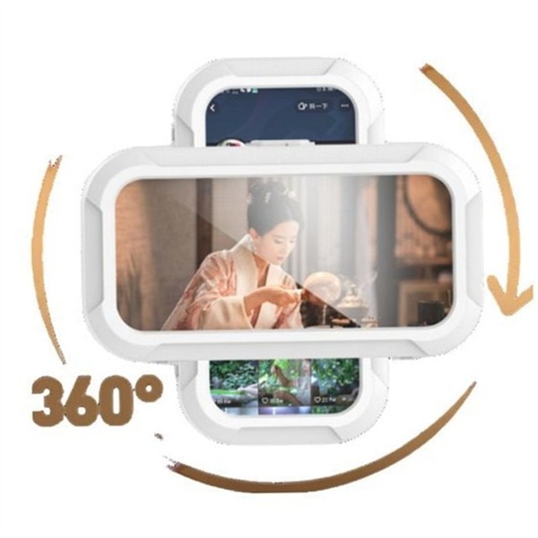 방수 욕실 핸드폰 거치대 붙이는 샤워실 핸드폰 거치대 다용도 - 상품 이미지