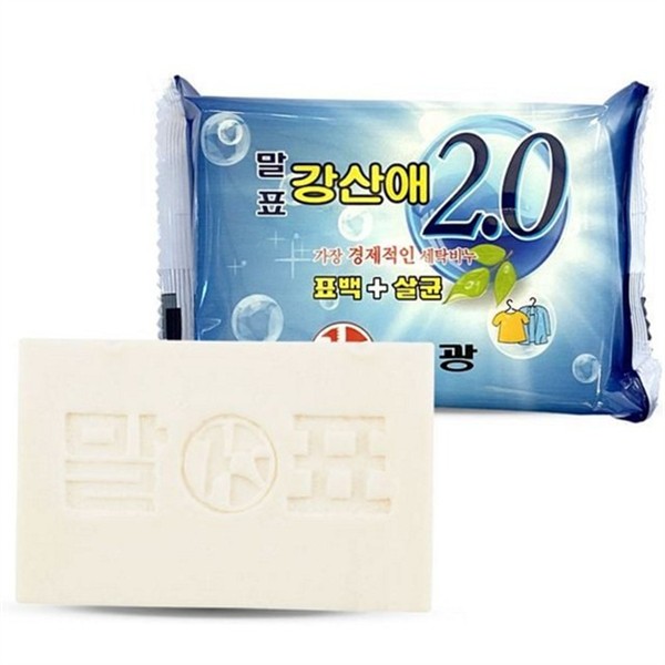 세탁용 빨래비누 200g 손빨래 세탁비누 섬유 찌든 흰옷 세척 - 상품 이미지