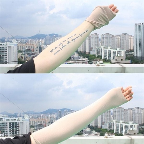 쿨링 타투 커버 토시 시원한 문신 커버 토시 전체 드라이빙 - 상품 이미지