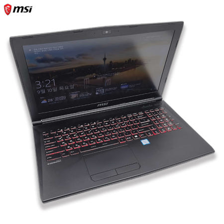 [중고]MSI i7 HQ RAM 16GB GTX 1060 1.2TB 15.6인치 게이밍 노트북