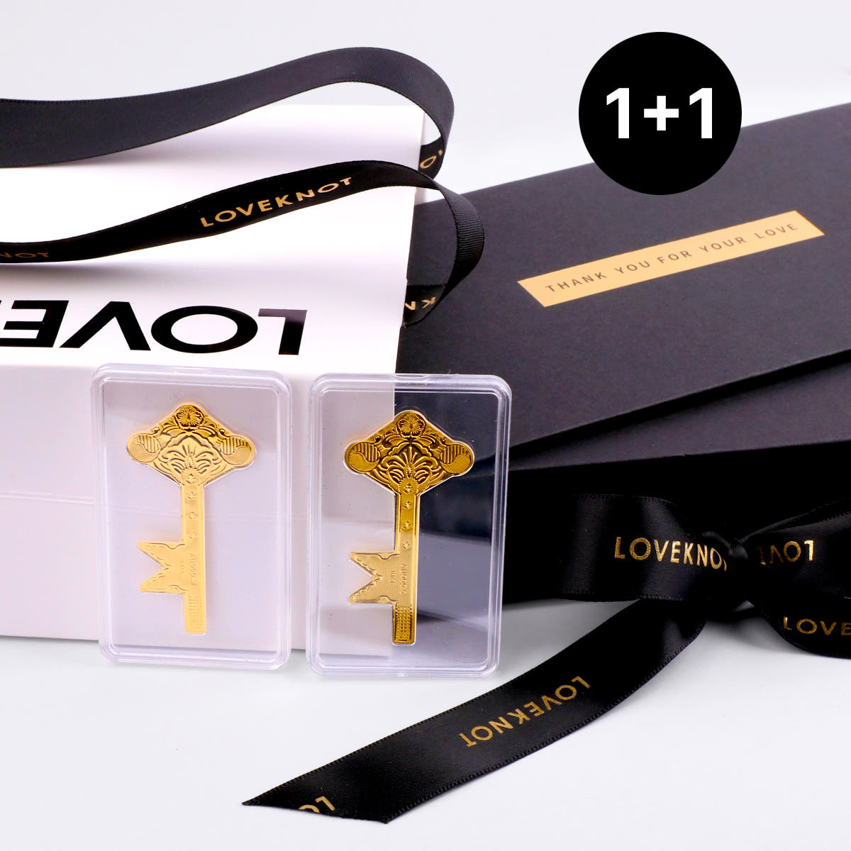 24K순금 행운열쇠 2개 + 감사봉투 선물세트 가격 비교 러브넛 LOVEKNOT 24K순금 행운열쇠 2개 + 감사봉투 선물세트