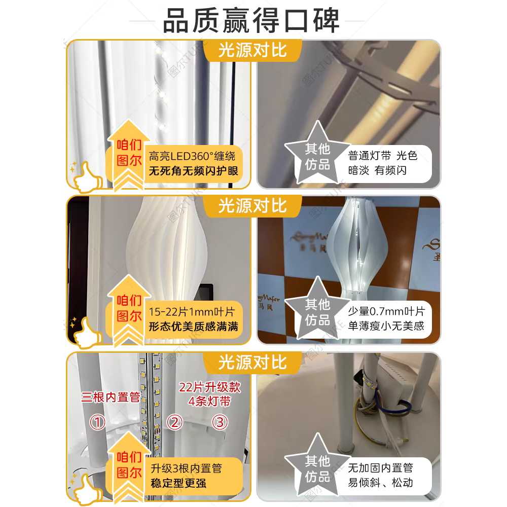 포근한 LED 플로어스탠드