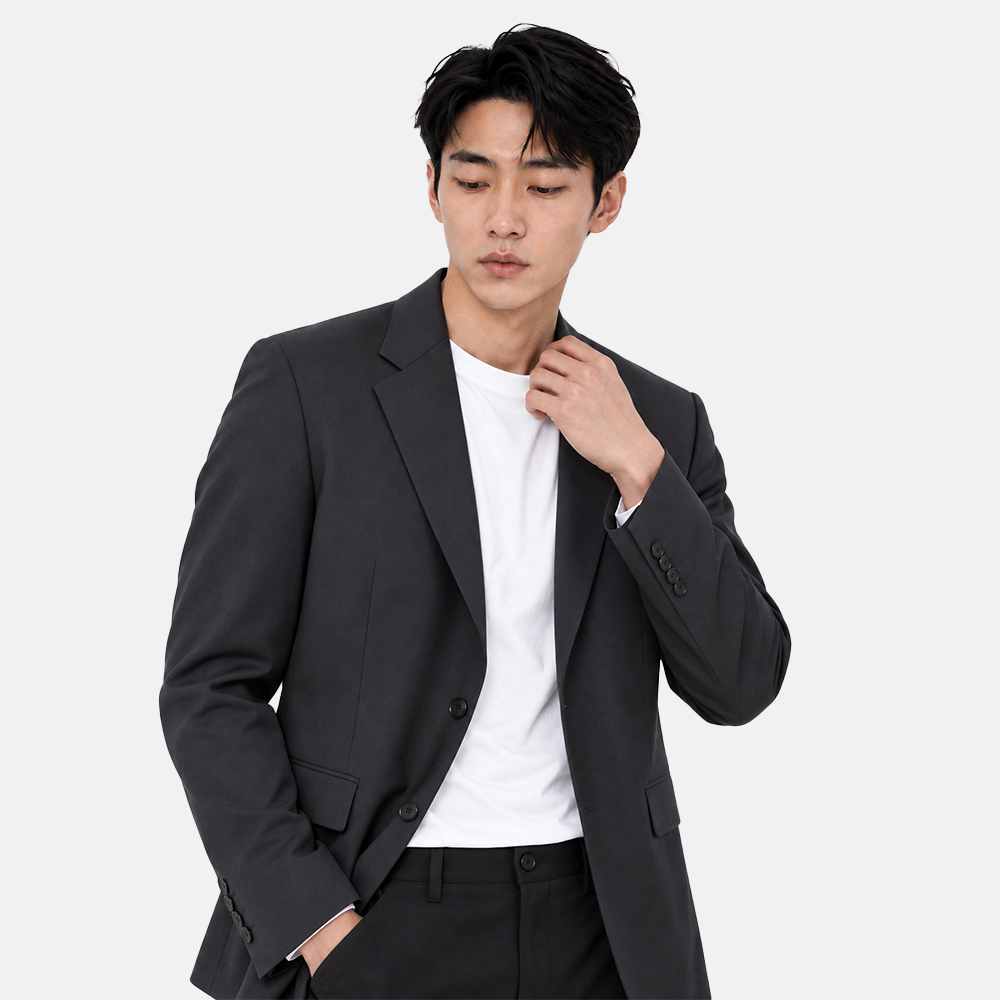 트러수트 포시즌 차콜 남자 봄 자켓 마이 콤비 - 메인 이미지