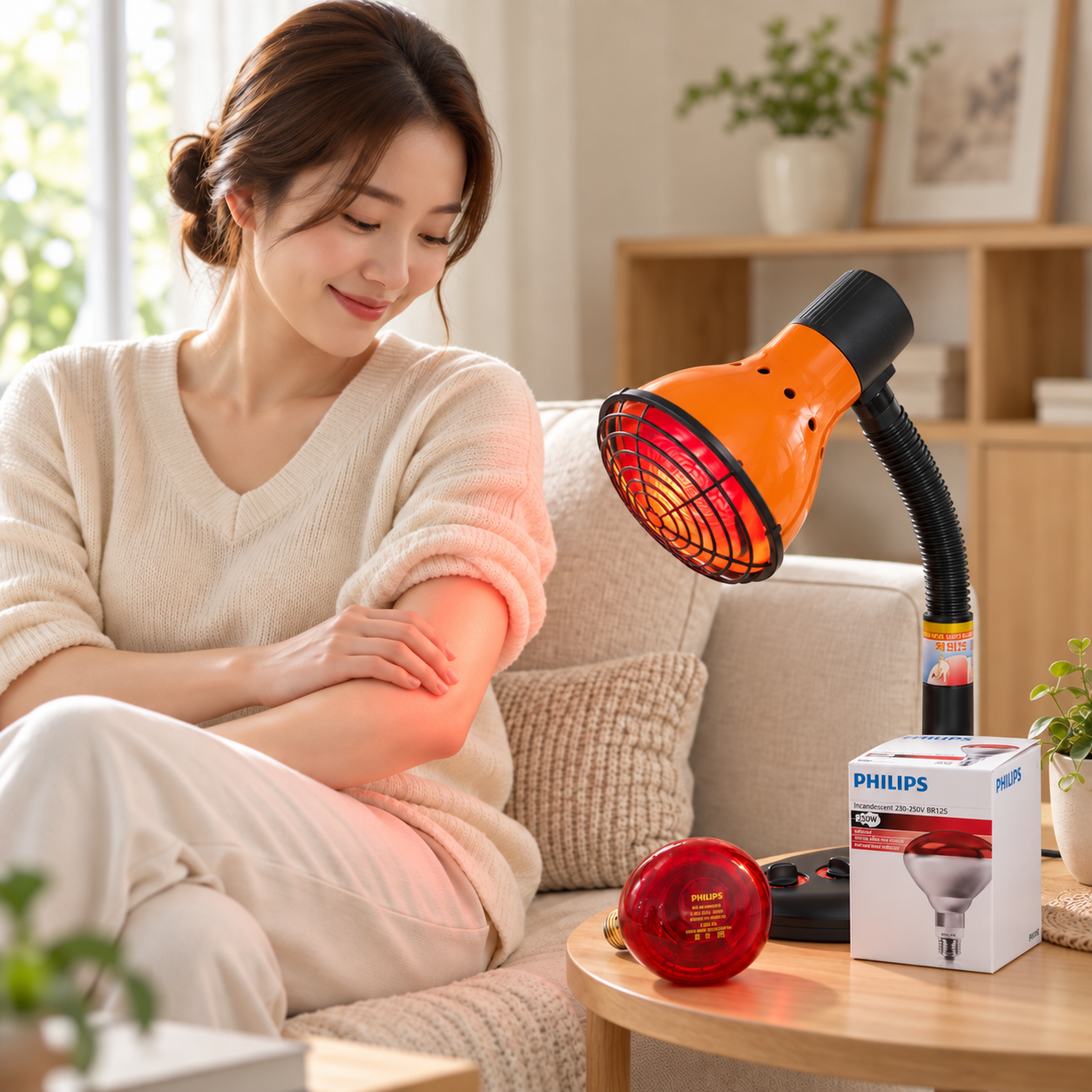 수쌤네가게 적외선 치료기 온열 조사기 x 개인용 적외선 조사기 필립스 램프 YL250 상품 이미지