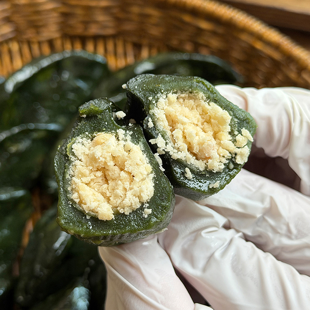 국내산 모시잎 기피 송편 1kg, 1개 - 상품 이미지