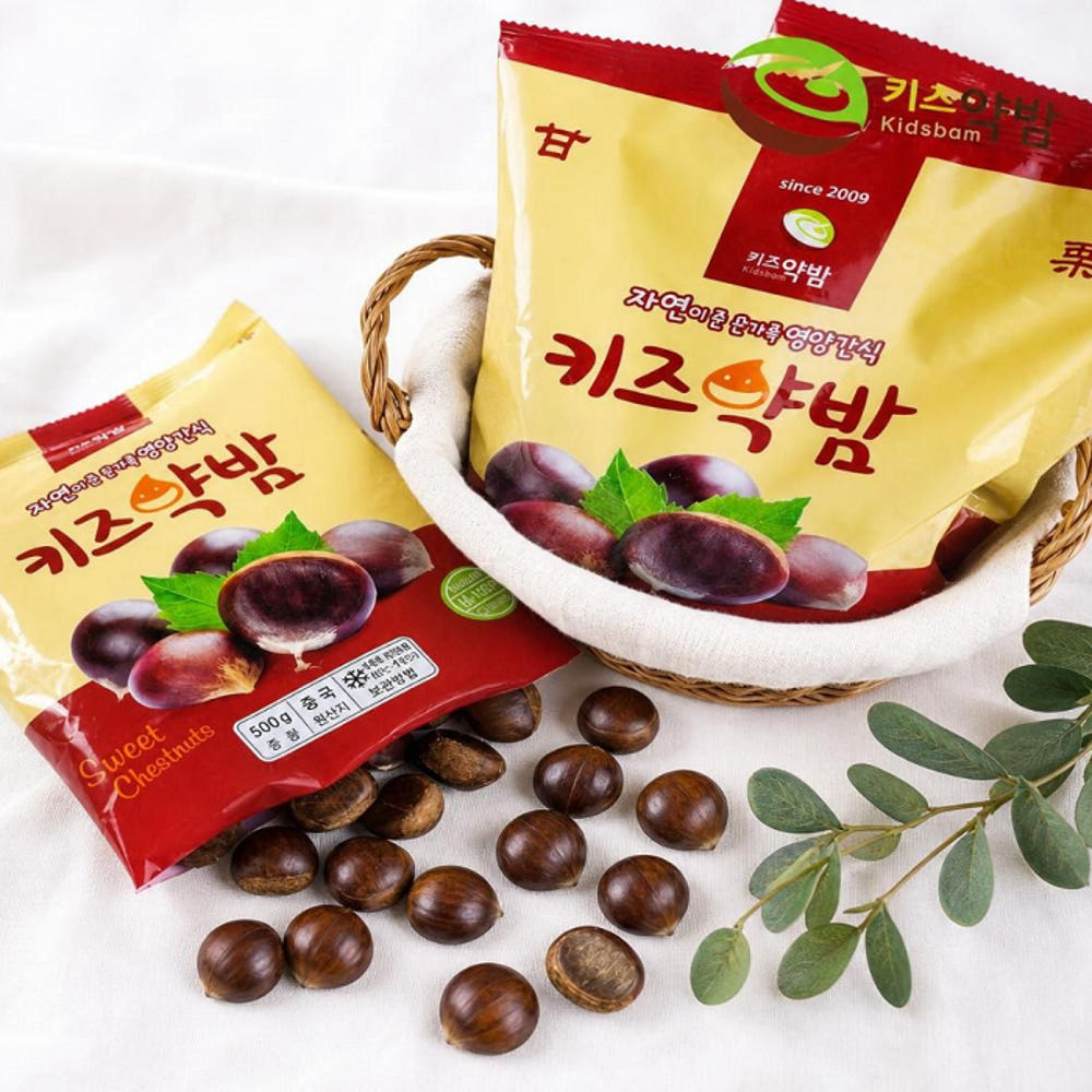 키즈약밤 칼집밤 중국산 약단밤과 국산 밤 옵션 구분 · 칼집이 있어도 조리 안내는 따로